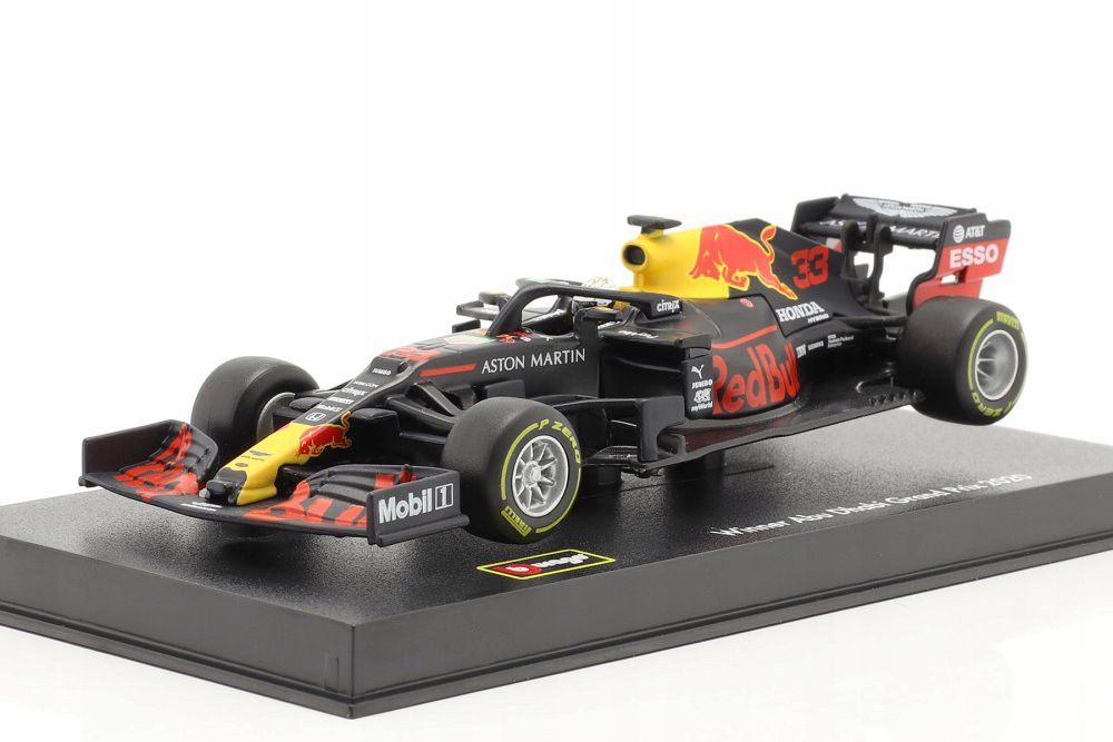 2020 Aston-Martin RB16 w/Driver, #33 Max Verstappen - Bburago 18