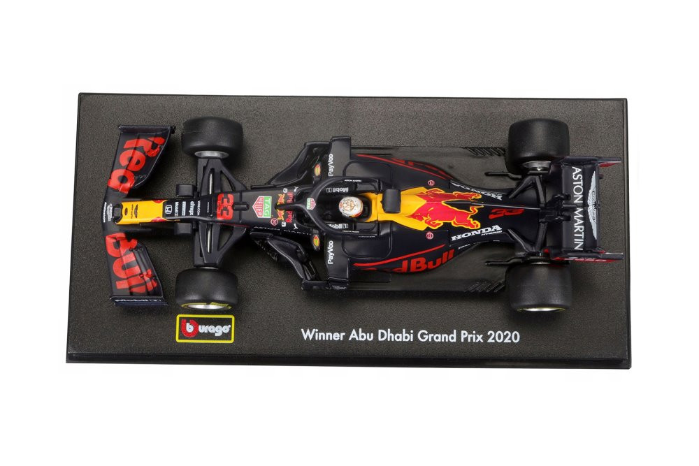 2020 Aston-Martin RB16 w/Driver, #33 Max Verstappen - Bburago 18