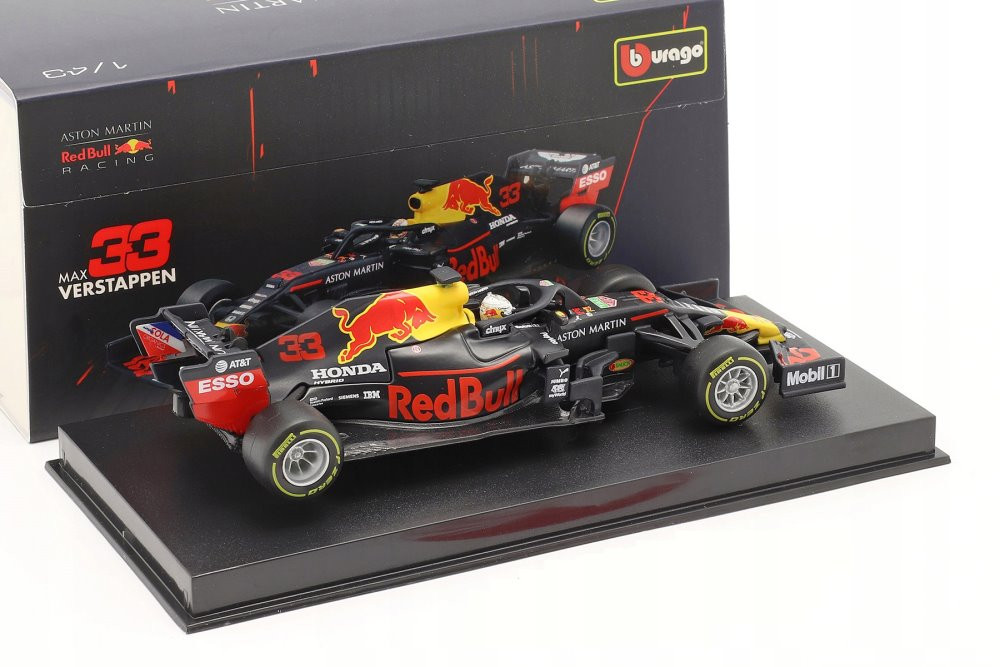 2020 Aston-Martin RB16 w/Driver, #33 Max Verstappen - Bburago 18