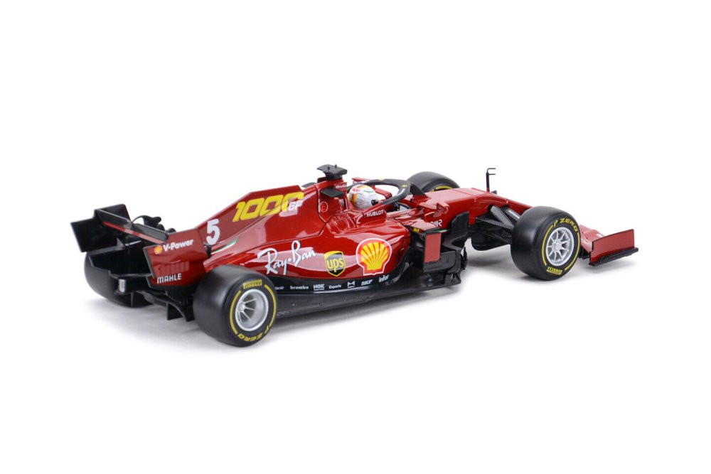 Bburago 1/43 2020 Ferrari SF1000 F1 #5 Sebastian Vettel modelo de carro fundido 36823 Bburago 1/43 2020 Ferrari SF1000 F1 #5 Sebastian Vettel modelo de carro fundido 36823