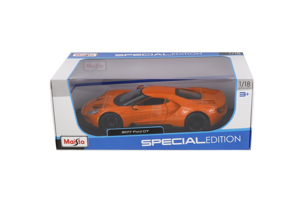 2017 Ford GT, Orange - Maisto 31384OR - 1/18 scale Diecast Model