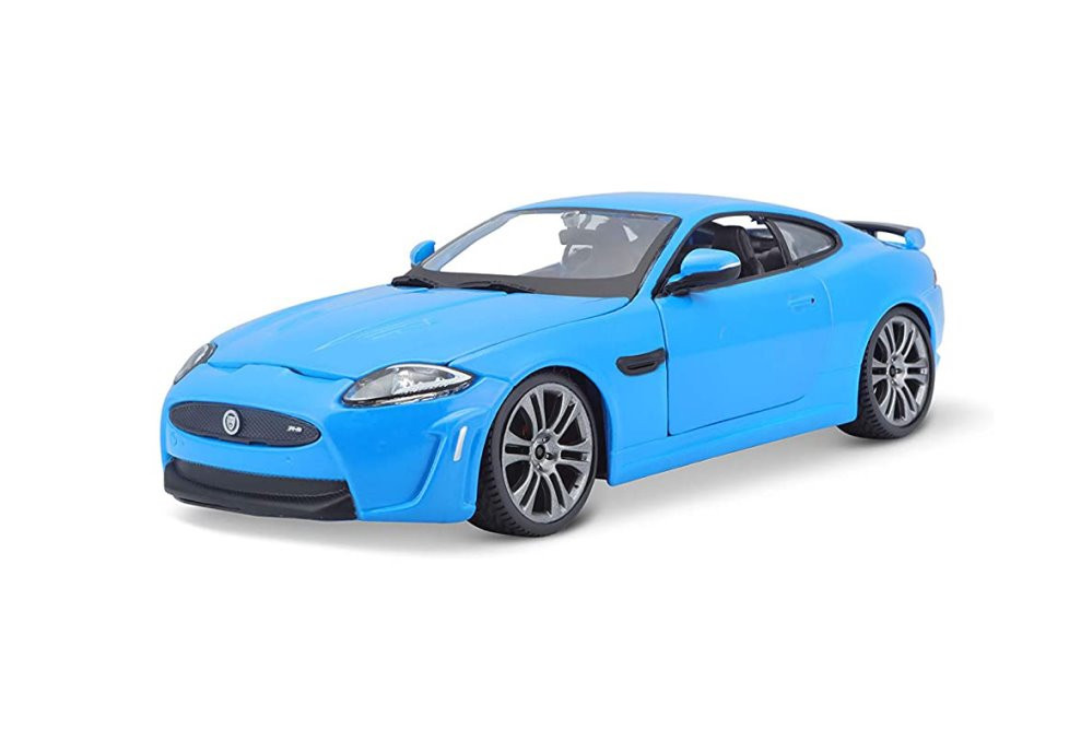 Jaguar XKR-S Coupe, Blue - Bburago 21063BU - 1/24 scale Diecast Model Toy Car