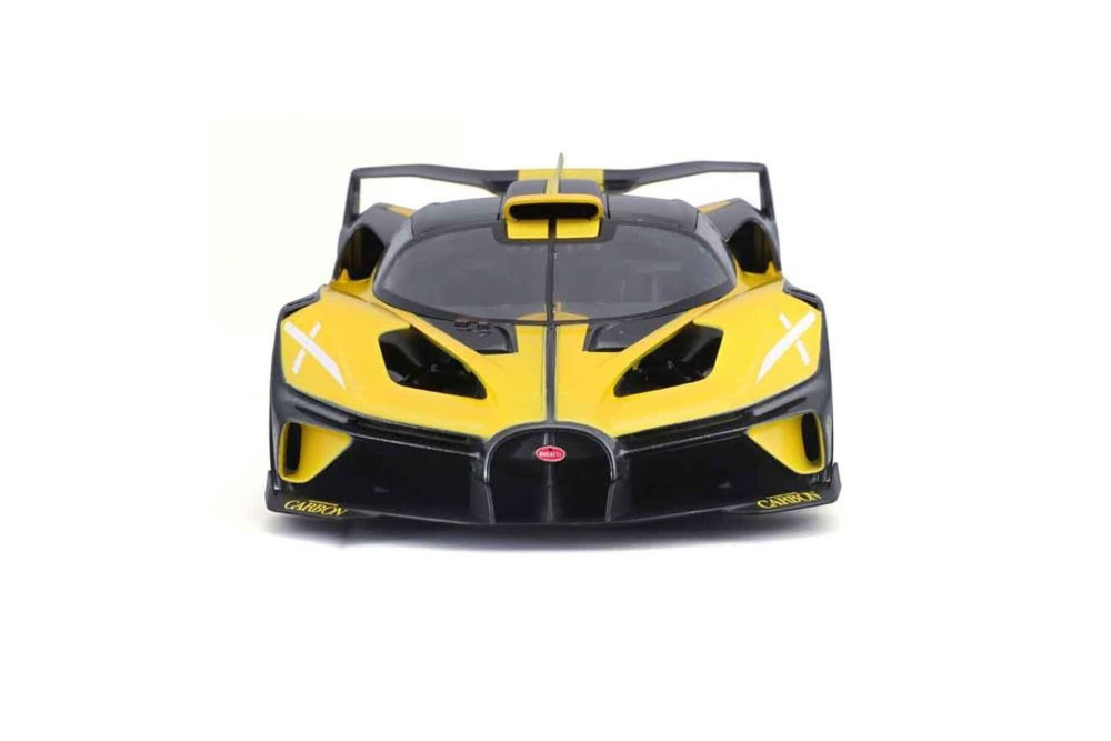 Bugatti Bolide, Yellow /Black - Bburago 11047YL - 1/18 scale Diecast Model  Toy Car