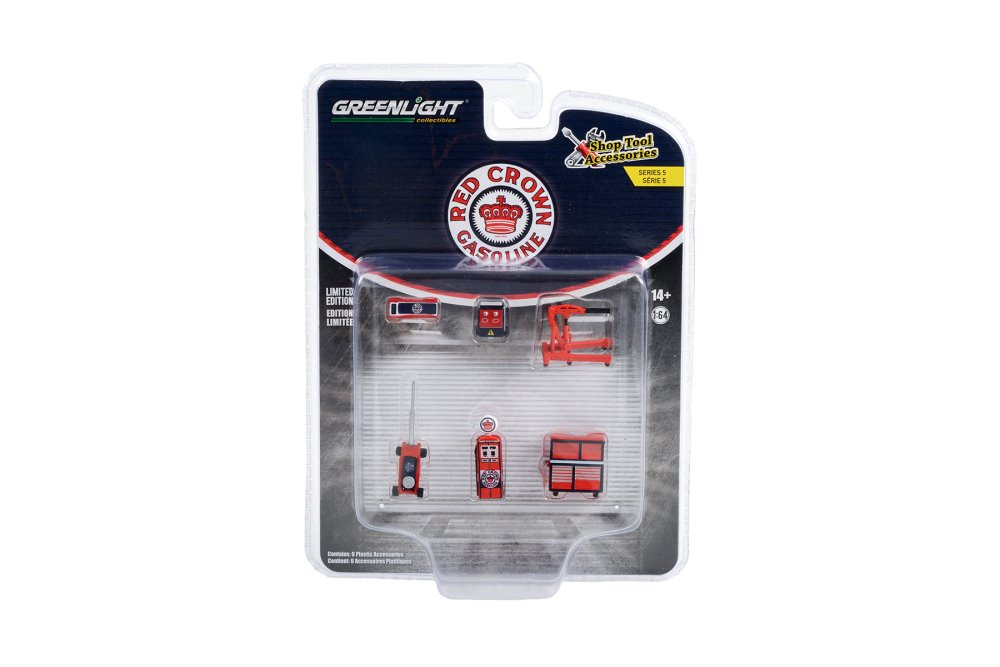 Shop Tool Accessories - Red Crown Gasoline, Red - Greenlight 16140C/48 - 1/64 scale Accessory