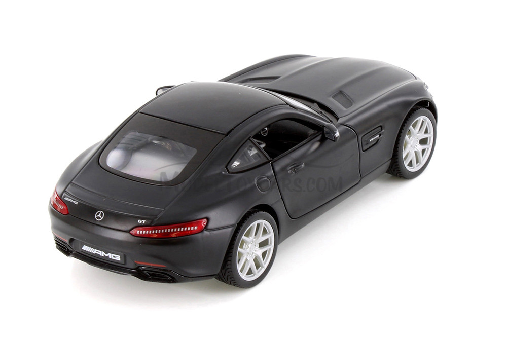 Maisto Mercedes-AMG GT Noire 1/18 - Modèle Réduit Métal Portes, Capot & Coffre Ouvrants, Édition Collector 24 Cm