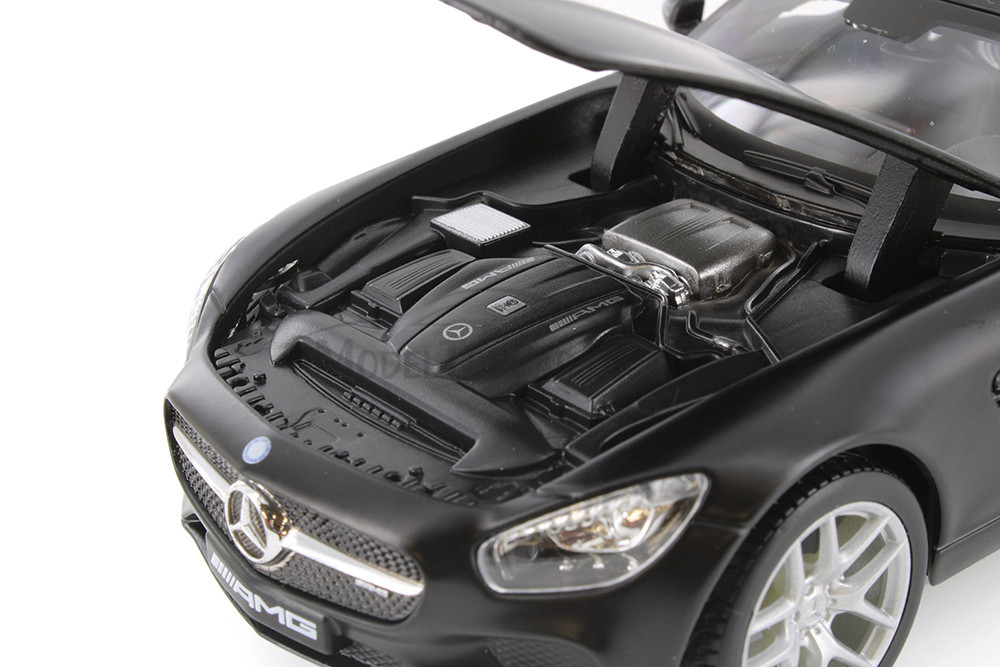 Mercedes-Benz AMG GT, Matte Black - Maisto 34134 - 1/24 Scale