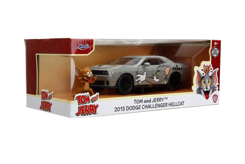 2015 Dodge Challenger w/Jerry Figure, Tom and Jerry - Jada Toys