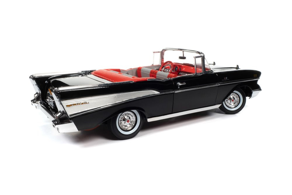 1957 Chevy Bel Air Convertible, James Bond - Auto World AWSS134 - 1/18  Scale Diecast Model Toy Car