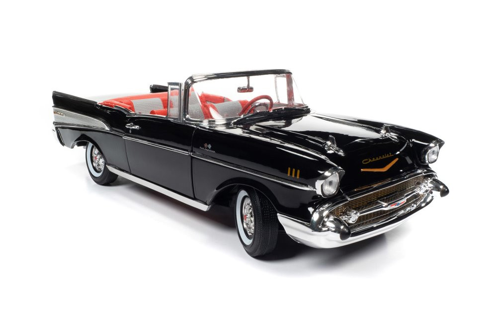 1957 Chevy Bel Air Convertible, James Bond - Auto World AWSS134 - 1/18 Scale Diecast Model Toy Car