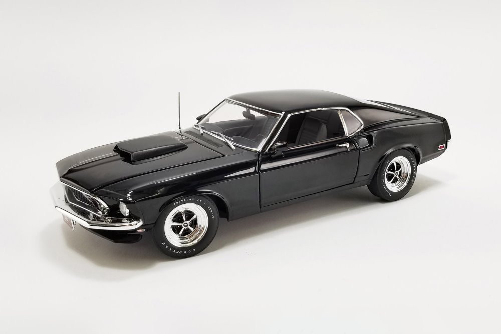 1969 Ford Mustang BOSS 429, Black - Acme A1801859 - 1/18 scale