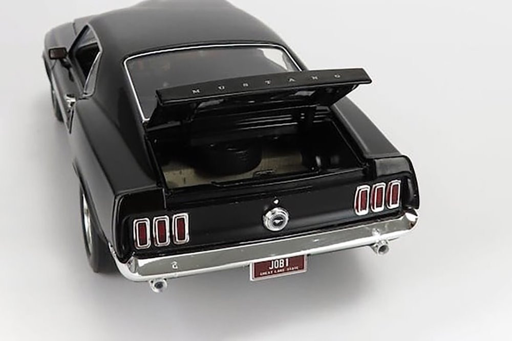 1969 Ford Mustang BOSS 429, Black - Acme A1801859 - 1/18 scale Diecast  Model Toy Car