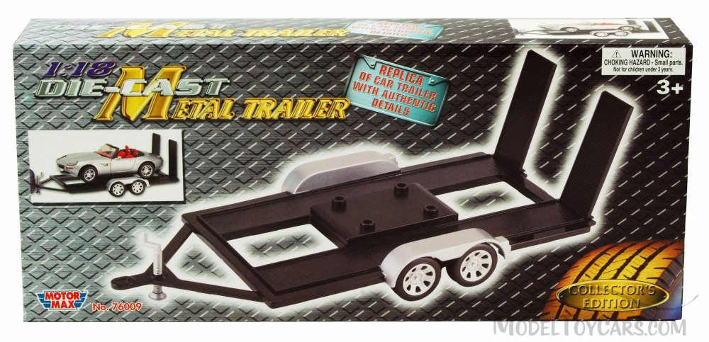 Trailer Car Carrier - Motormax 76009 - 1/18 scale Diecast Model