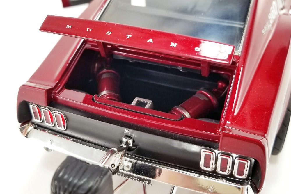 1969 Ford Mustang BOSS 429, Dark Red - Acme A1801854 - 1/18 scale