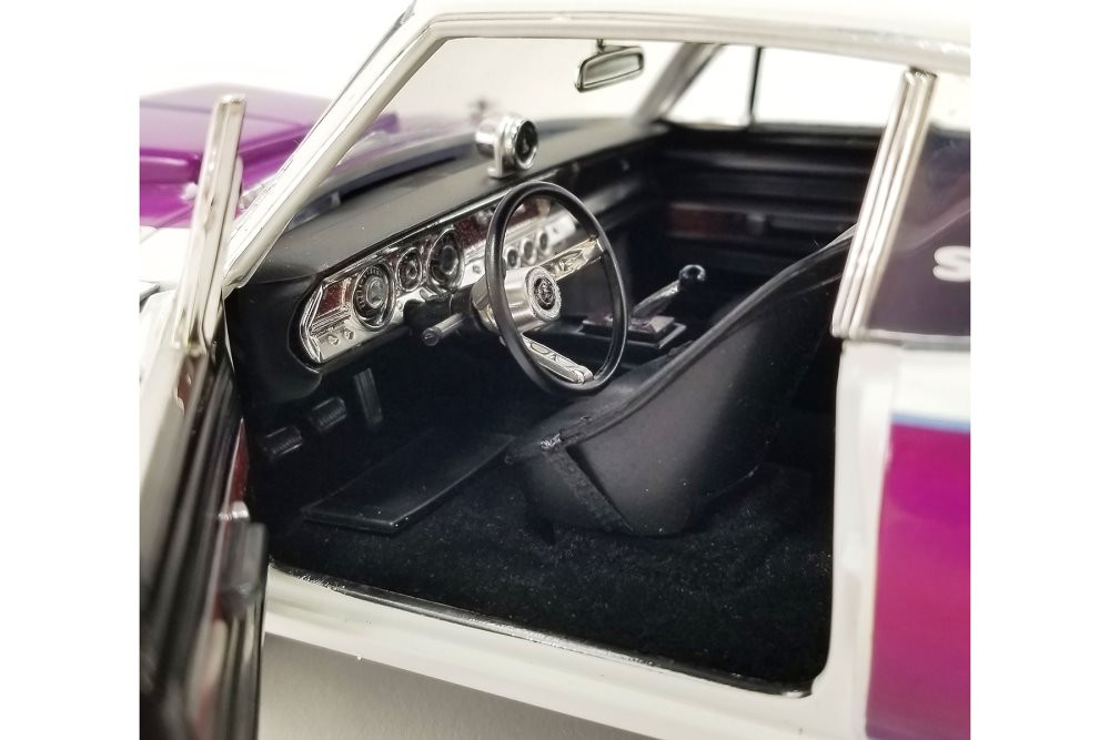 1968 Plymouth Barracuda Super Stock, Purple - Acme A1806125 - 1/18