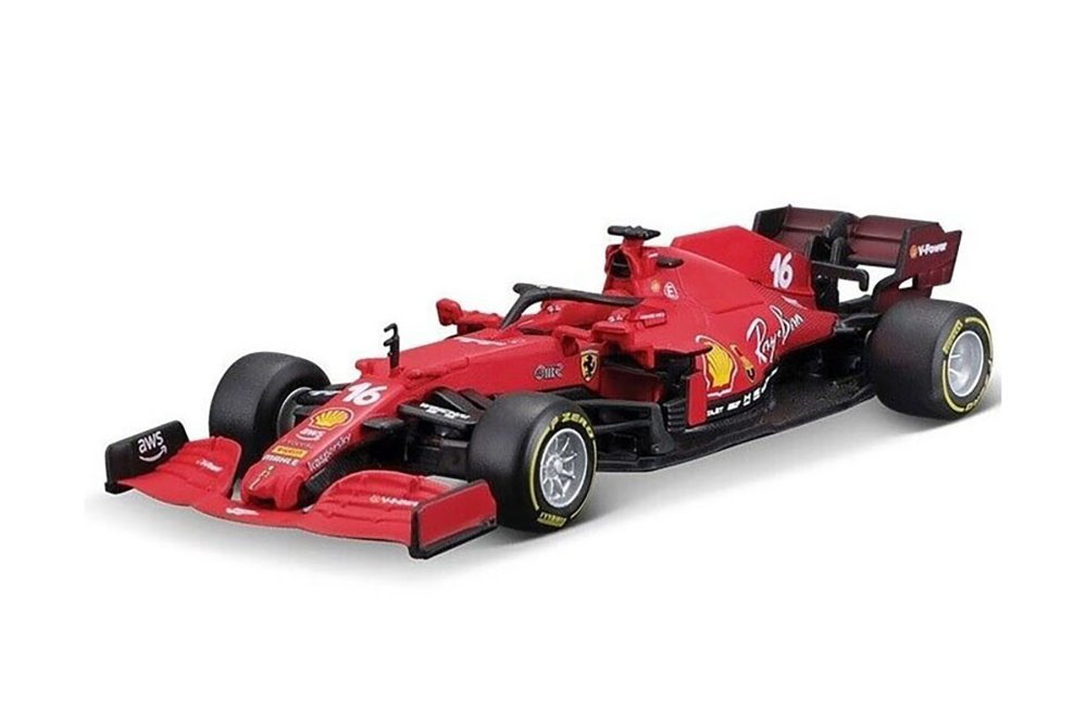 2021 Ferrari SF21, #16 Charles Leclerc - Bburago 36820 - 1/43