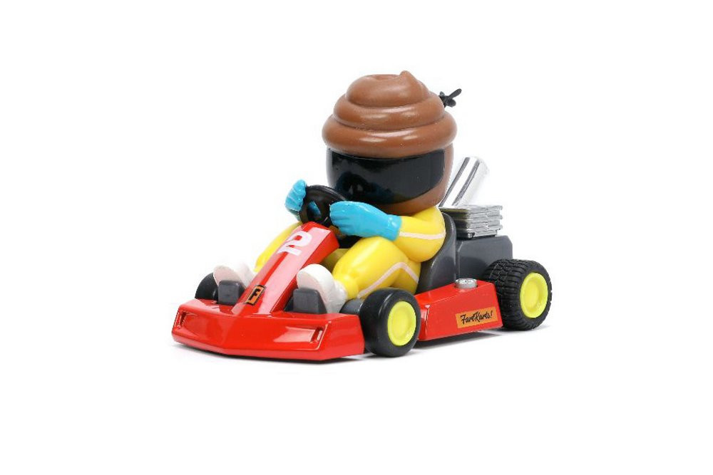 Fart Karts - The S. Kid with 5 Fart Sounds, Red - Jada Toys 32787 - Diecast Model Toy Car