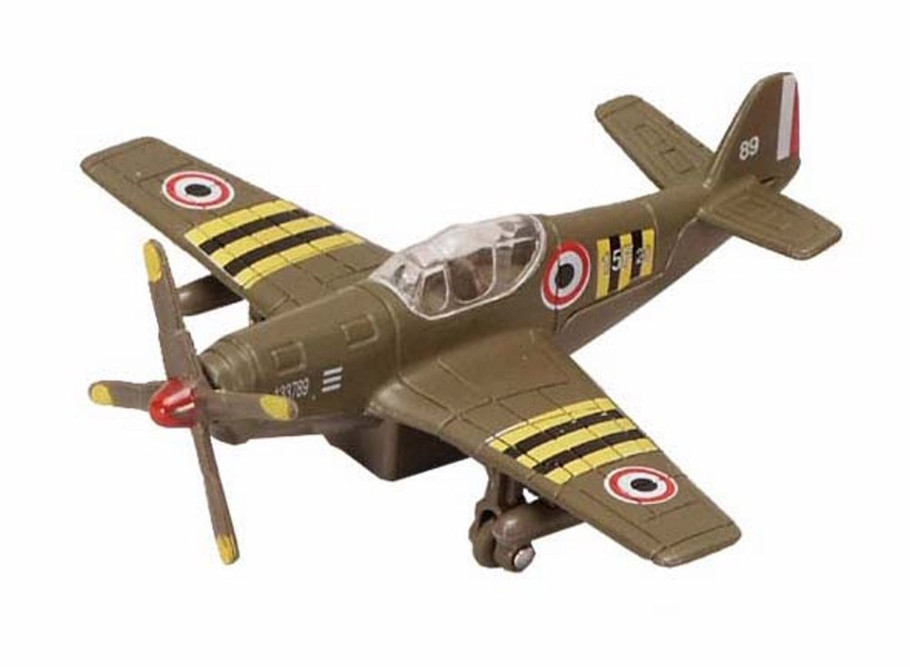 Vintage Aircraft, Brown - Showcasts 6080D - 4.75 Inch Scale Diecast Model Toy Airplane (1 plane, no box)