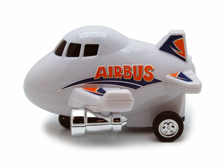 Airbus, White - Chubby Champs 88023 - Model Toy Airplane