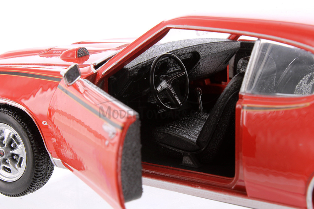 1969 Pontiac GTO, Orange - Showcasts® 22501 - 1/24 scale Diecast