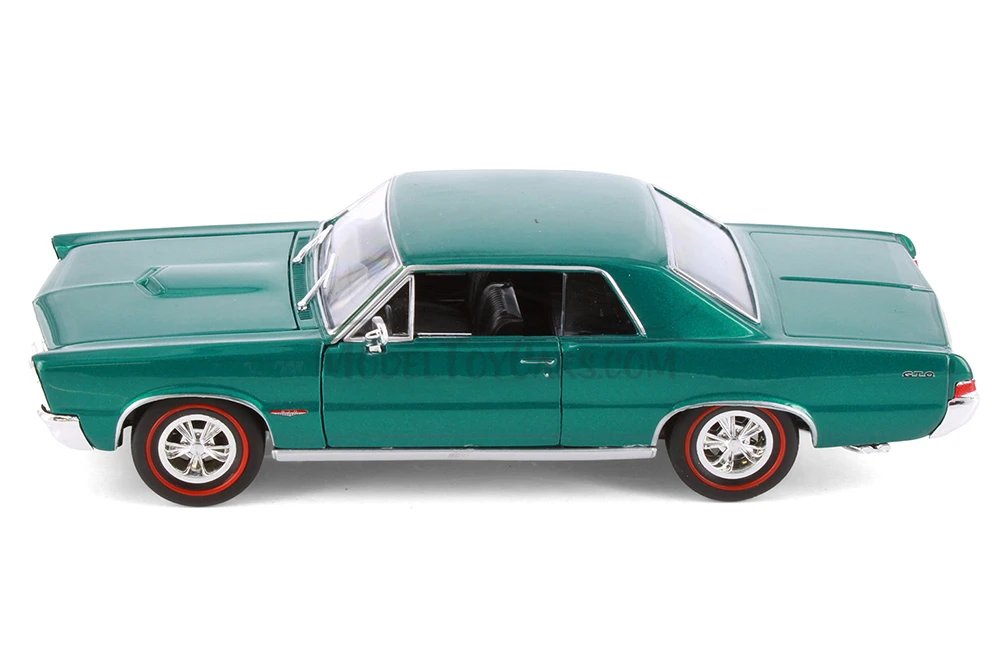 1965 Pontiac GTO, Green - Welly 22092 - 1/24 scale Diecast Model  Car