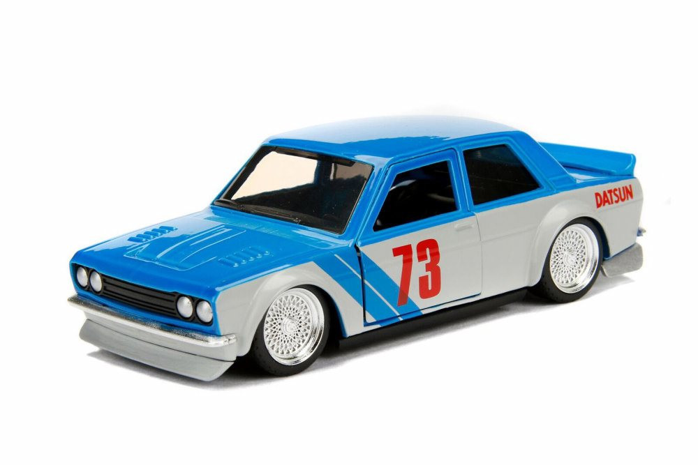 1973 Datsun 510 Widebody , #73 Jada 98562DP1 1/32 Scale Diecast