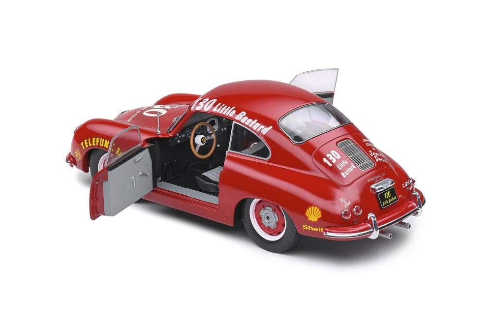 Diecast Car w/Gas Pump - 1953 Porsche 356 Pre-A, #130 James Dean