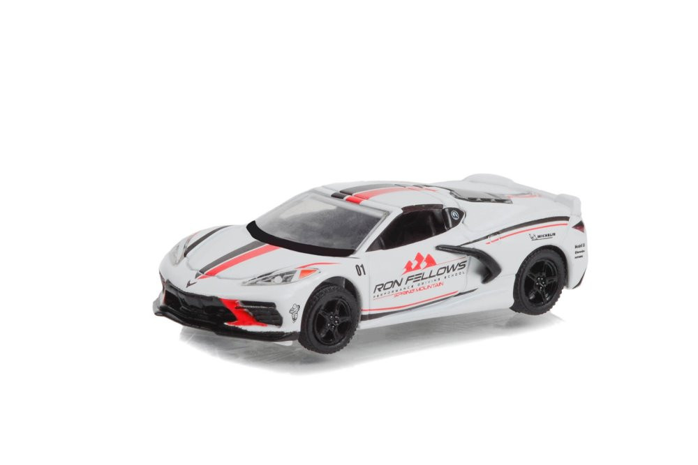 2022 Chevy Corvette C8 Stingray Coupe, White - Greenlight 30367/48 - 1/64 scale Diecast Car