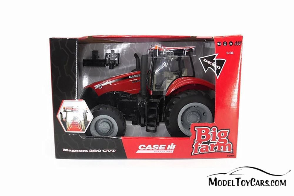 Case IH Magnum 380 CVT Tractor -Lights & Tractor Sounds, TOMY 46621 - 1/16 scale Hard Plastic Model