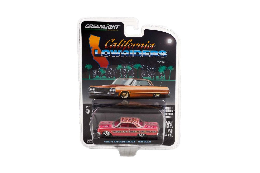 1964 Chevy Impala, Gypsy Rose Pink - Greenlight 63010A/48 - 1/64