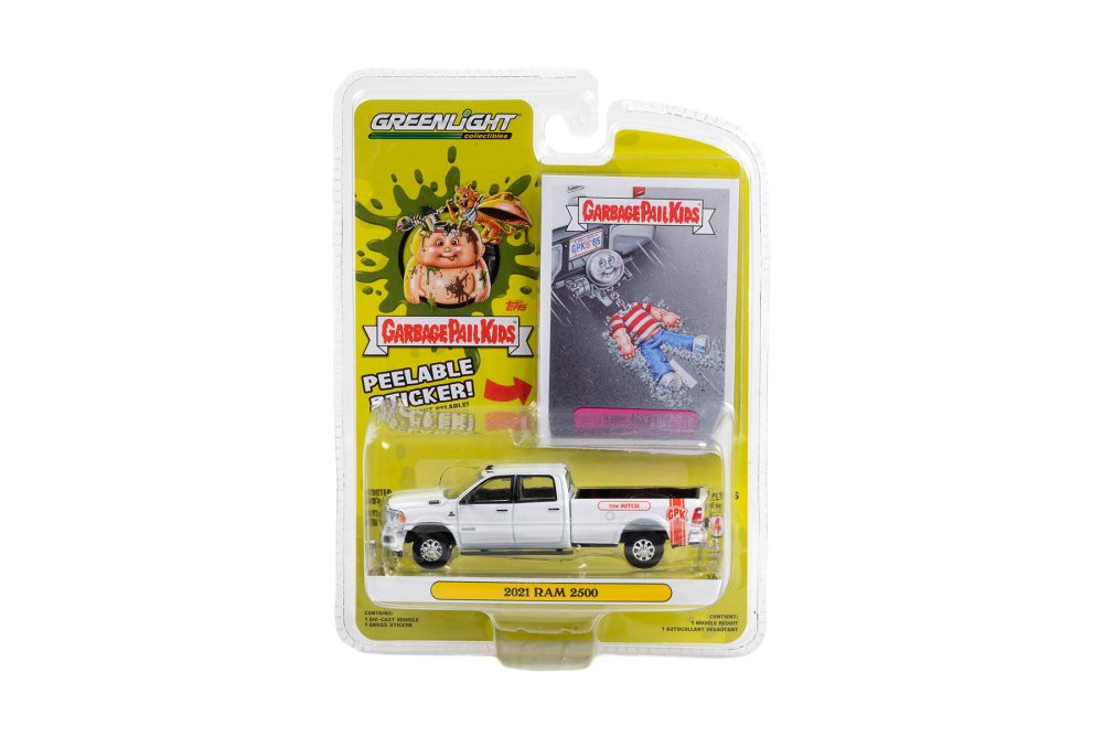 2021 Dodge Ram 2500 Pickup Truck, White - Greenlight 54070D/48 - 1/64 Scale Diecast Model Toy Car