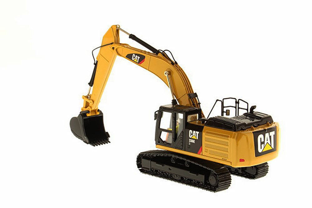 Cat 336E H Hybrid Hydraulic Excavator, Yellow - Diecast Masters 85279 - 1/50 Scale Diecast Model Toy Car