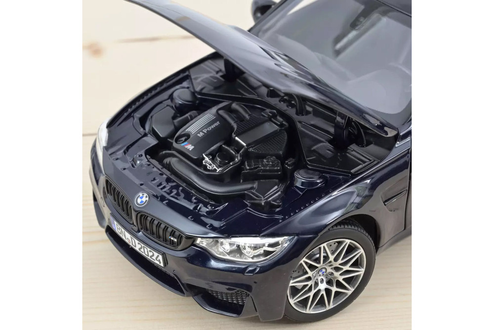 2017 BMW M3 Competition, Blue Metallic - Norev 183236 - 1/18 Scale Diecast  Model Toy Car