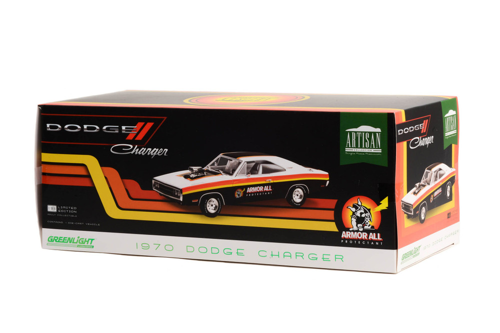 1970 Dodge Charger with Blown Engine, Armor All - Greenlight 19123 - 1/18 Scale Diecast Car