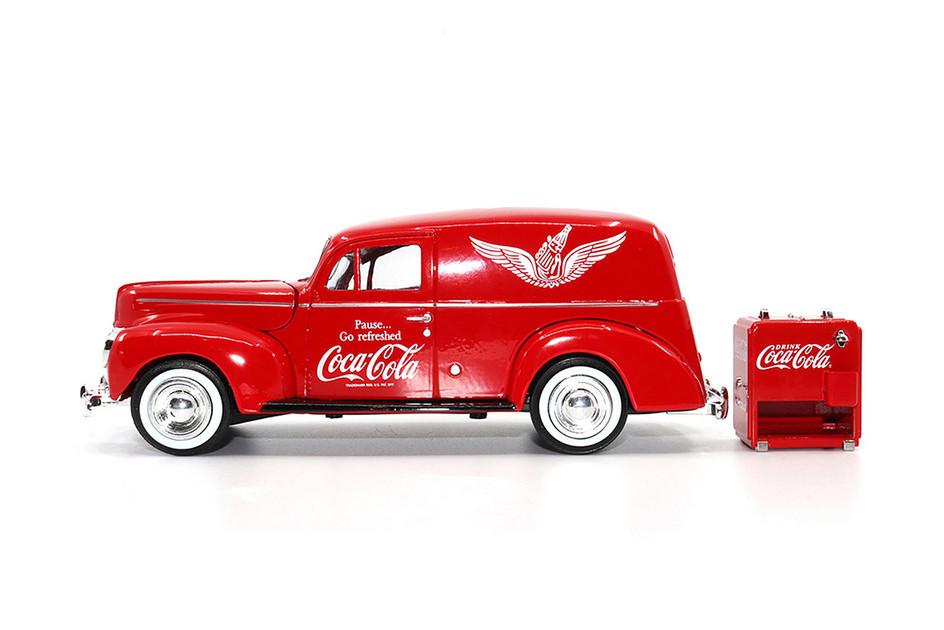 1940 Ford Sedan Cargo Van w/Vending Machine, Coca-Cola, Motor City