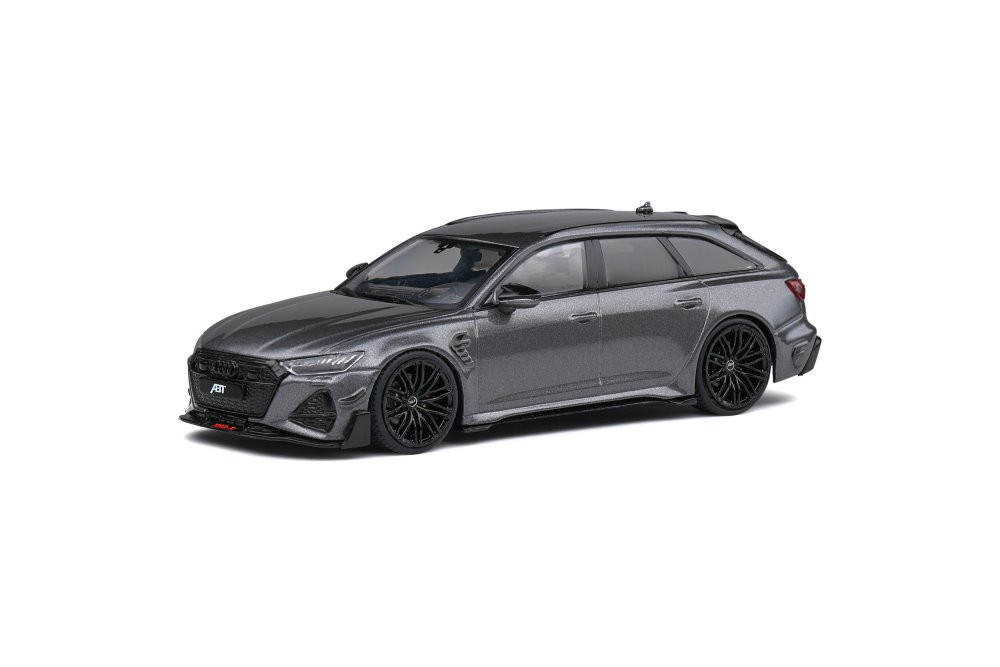 2022 Audi ABT RS6-R, Gray - Solido S4310702 - 1/43 Scale Diecast Model Toy  Car
