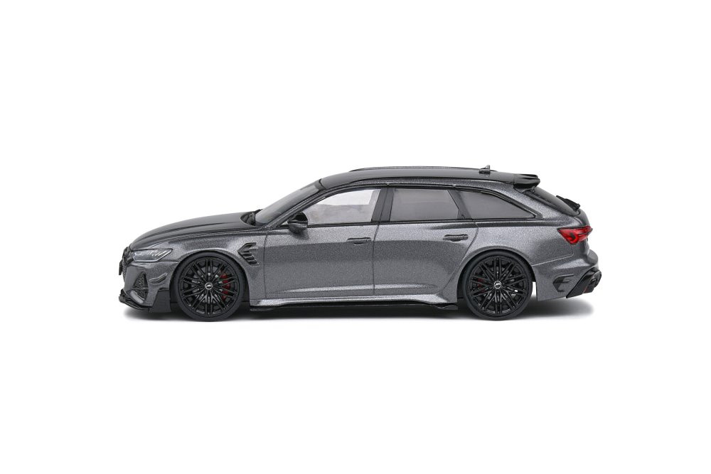 2022 Audi ABT RS6-R, Gray - Solido S4310702 - 1/43 Scale Diecast Model Toy  Car 