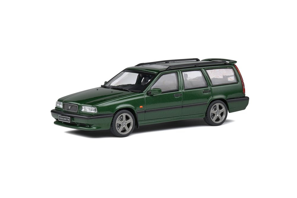 1995 Volvo T5R, Olive Green - Solido S4310602 - 1/43 Scale Diecast Model Toy Car