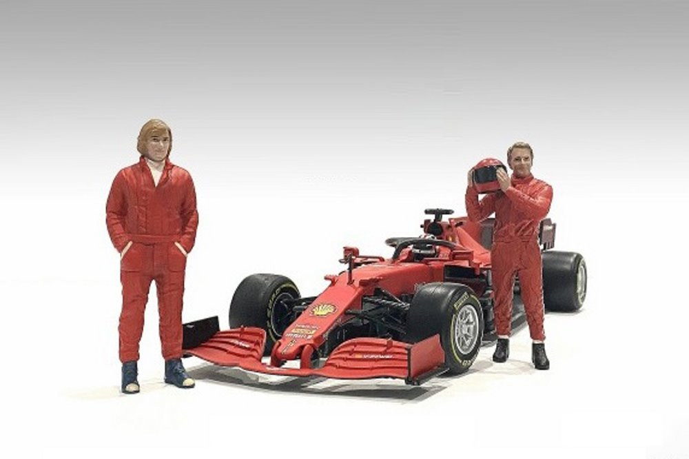 Racing Legends - The 70s Driver B, American Diorama 76352 - 1/18 Scale Figurine - Diorama Accessory