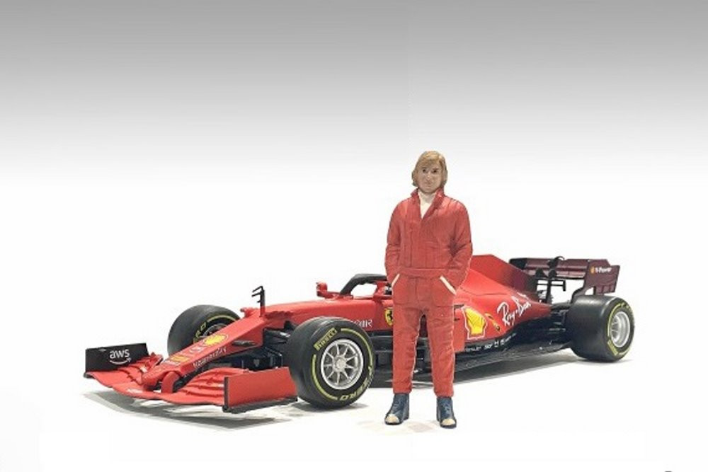 Racing Legends - The 70s Driver A, American Diorama 76351 - 1/18 Scale Figurine - Diorama Accessory