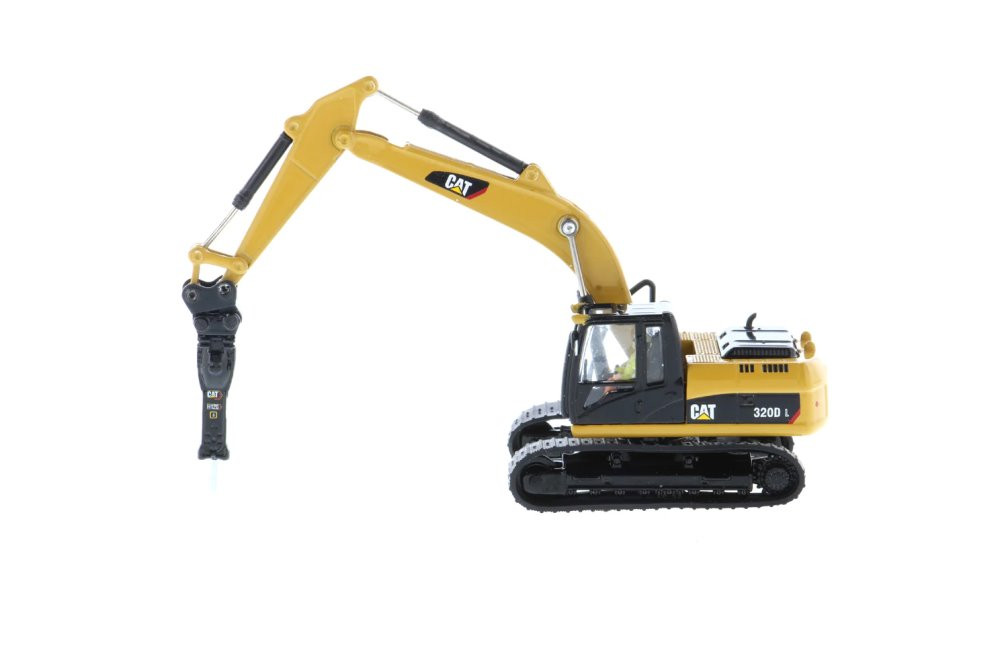 Caterpillar 320D L Hydraulic Excavator w/Work Tools - Diecast Masters 85652 - 1/87 Scale Replica