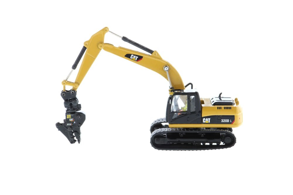 Caterpillar 320D L Hydraulic Excavator w/Work Tools - Diecast