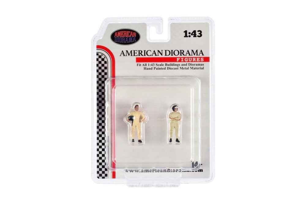 Racing Legends - The 60s Drivers, American Diorama 76448 - 1/43 Scale Figurine - Diorama Accessory