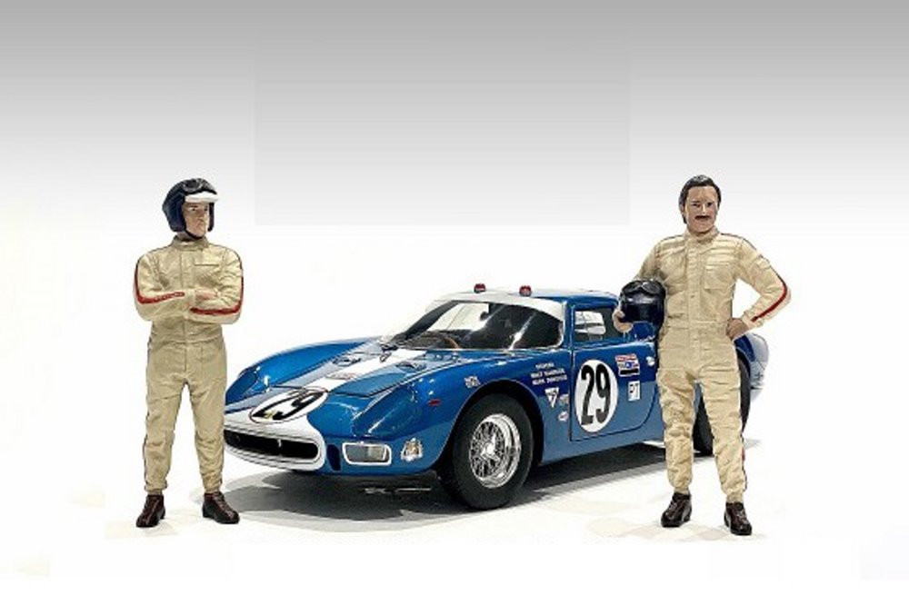 Racing Legends - The 60s Drivers, American Diorama 76448 - 1/43 Scale Figurine - Diorama Accessory