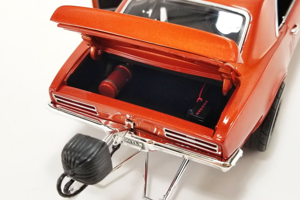 1968 Pontiac Firebird, Orange - Acme A1805217 - 1/18 Scale Diecast Model Toy Car