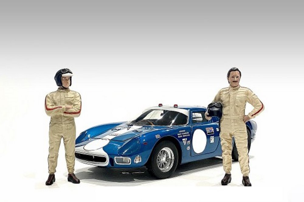 アンティークベイブルースオブジェレプリカ Racing Legends - The 60s Driver B, American Diorama 76350 - 1/18