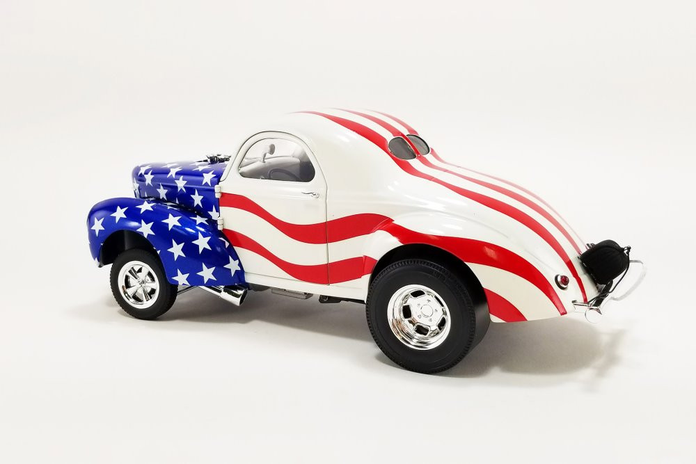 1940 Gasser, Red White and Blue Acme A1800923 1/18 Scale Diecast