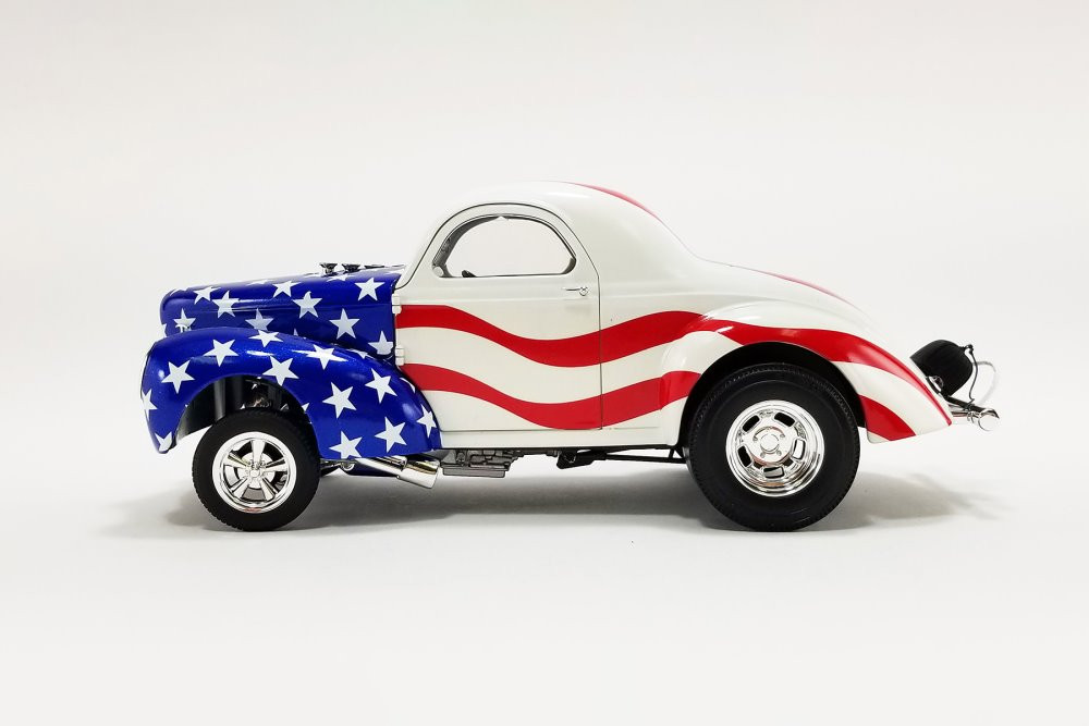 1940 Gasser, Red White and Blue - Acme A1800923 - 1/18 Scale