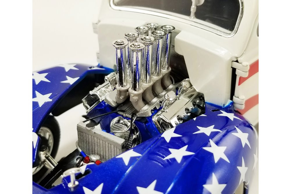 1940 Gasser, Red White and Blue - Acme A1800923 - 1/18 Scale