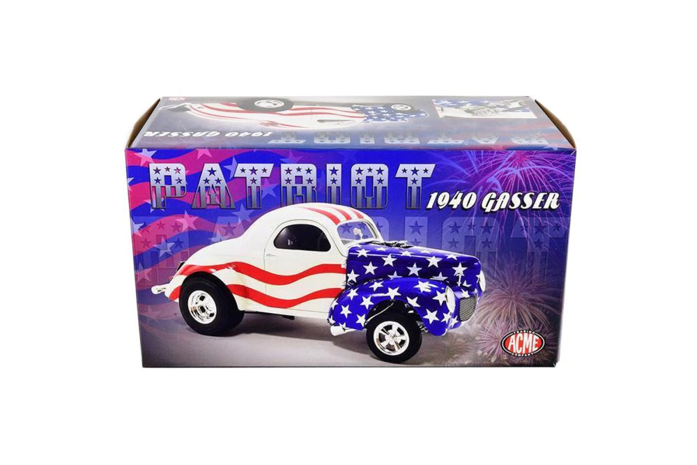 1940 Gasser, Red White and Blue - Acme A1800923 - 1/18 Scale