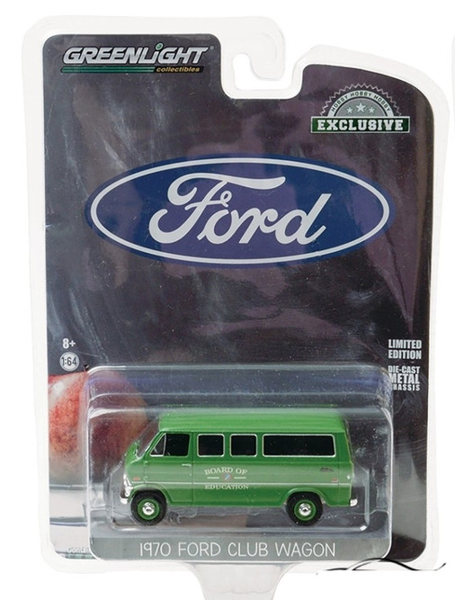 1970 Ford Club Wagon, Board of Education - Board of Educationlight 30170/48 - 1/64 scale Diecast Model Toy Car